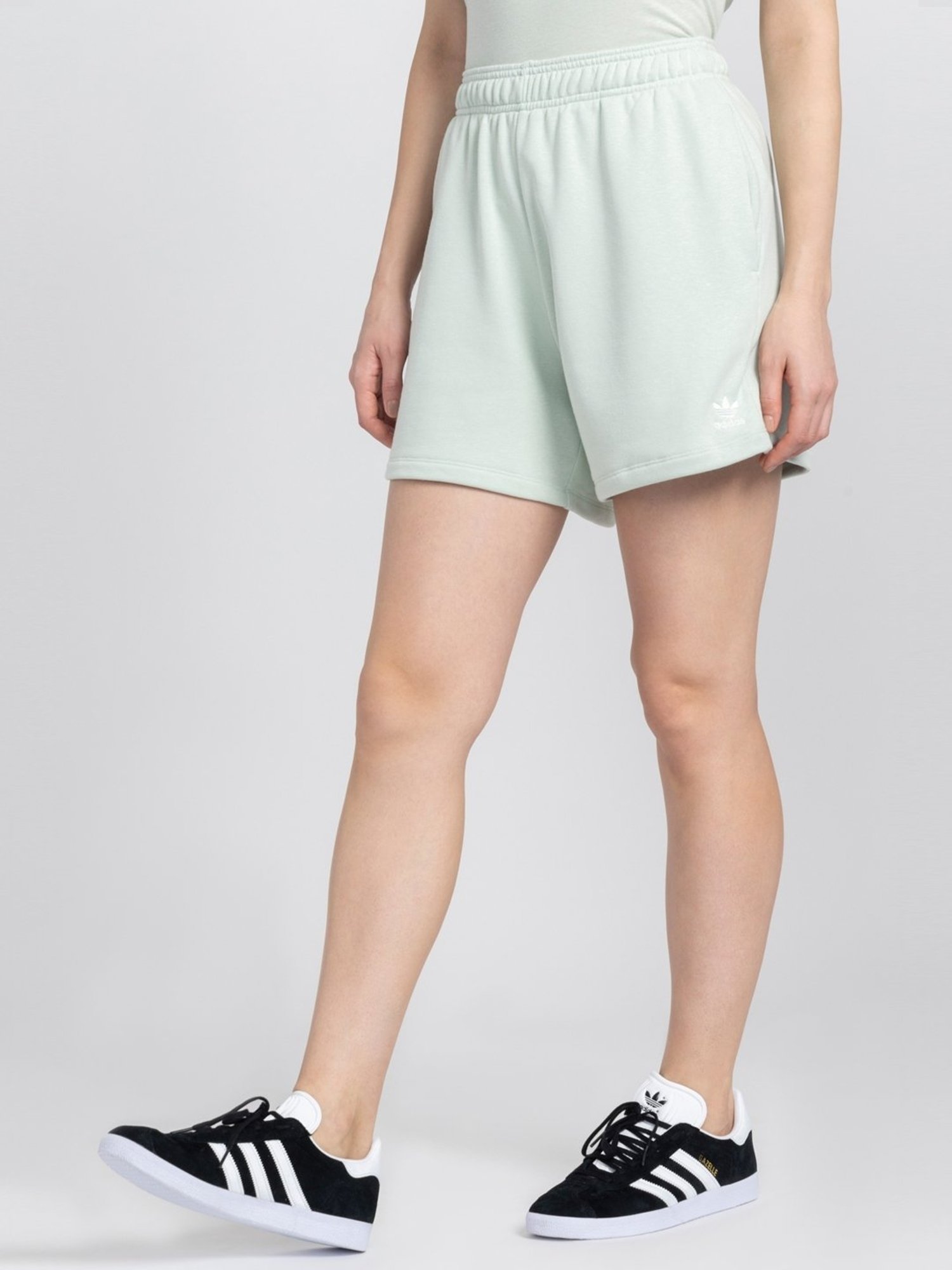 Adidas Originals Mint Green Cotton Shorts