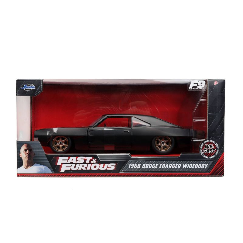 Fast & Furious F9 '68 Dodge Charger 1:24 Scale Die-Cast Vehicle - Black