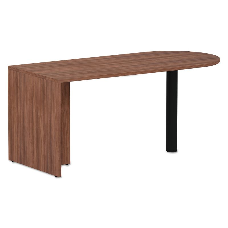 Alera Valencia Series D-Top Desk, 65" x 29.53" x 29.53", Modern Walnut VA276630WA