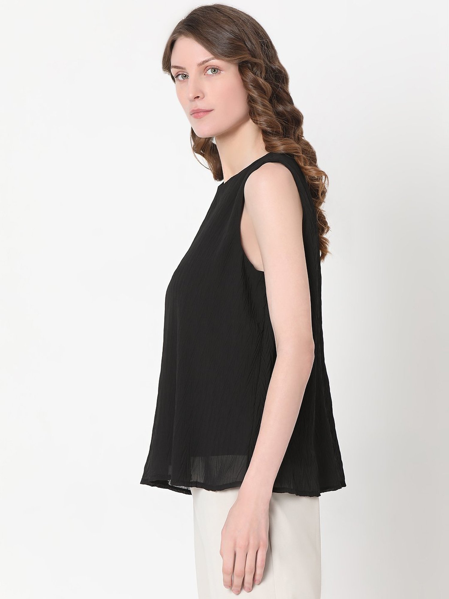 Vero Moda Black Regular Fit Top