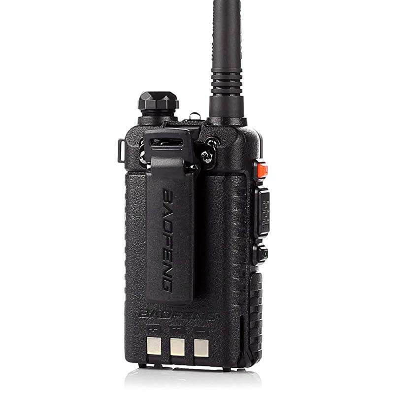 UV5R UHF VHF Dual Band Two Way Radio Walkie Talkie with 5 Earpieces + 1 Programming Cable 5 Pack