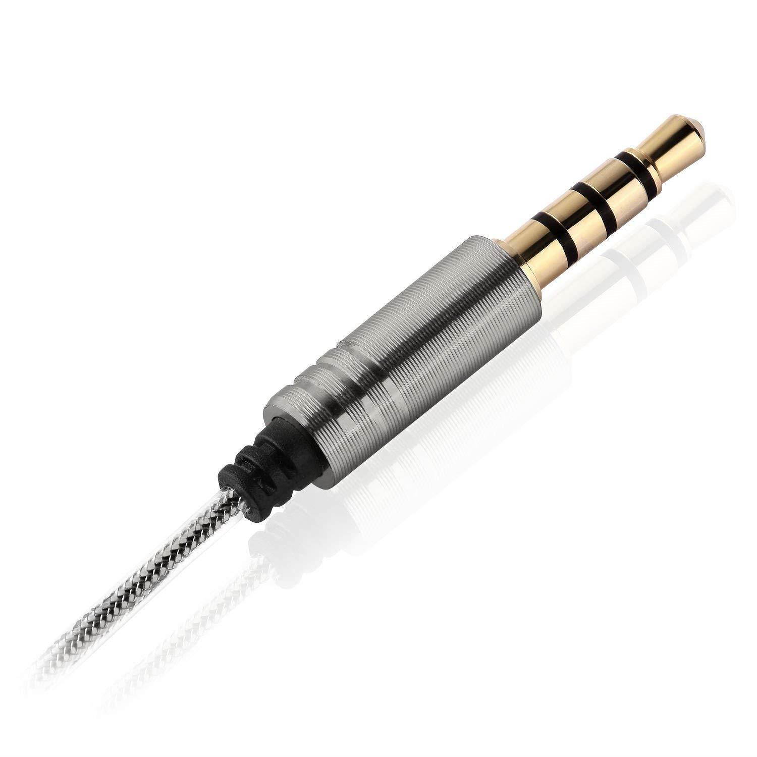 Betron B25 Noise Isolating in Ear Canal Headphones Earphones with Pure Sound and Powerful Bass for iPhone, iPad, iPod, Samsung Smartphones and Tablets (Black with Remote)