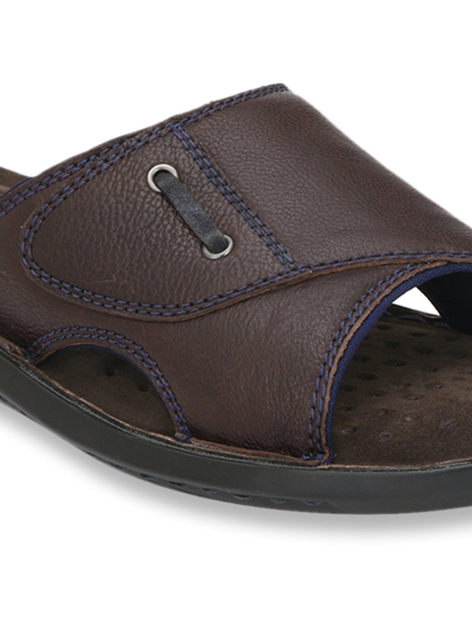 Delize Men's Brown Slides