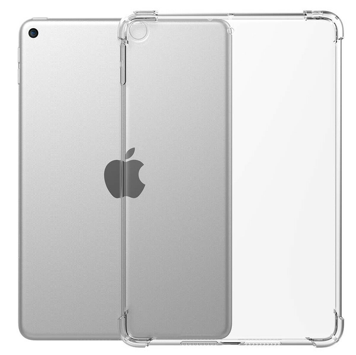 Clear Bumper Soft Case Cover + 3pcs Screen Films For Apple iPad Mini 5 4th. Gen
