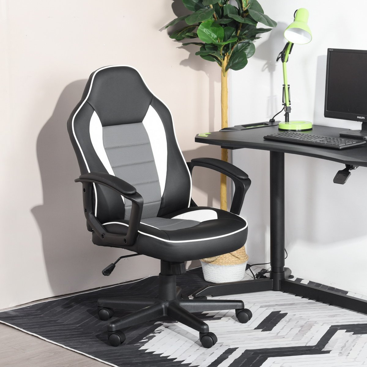 Home Office Ergonomic PC Gaming Chair Swivel Office Chair