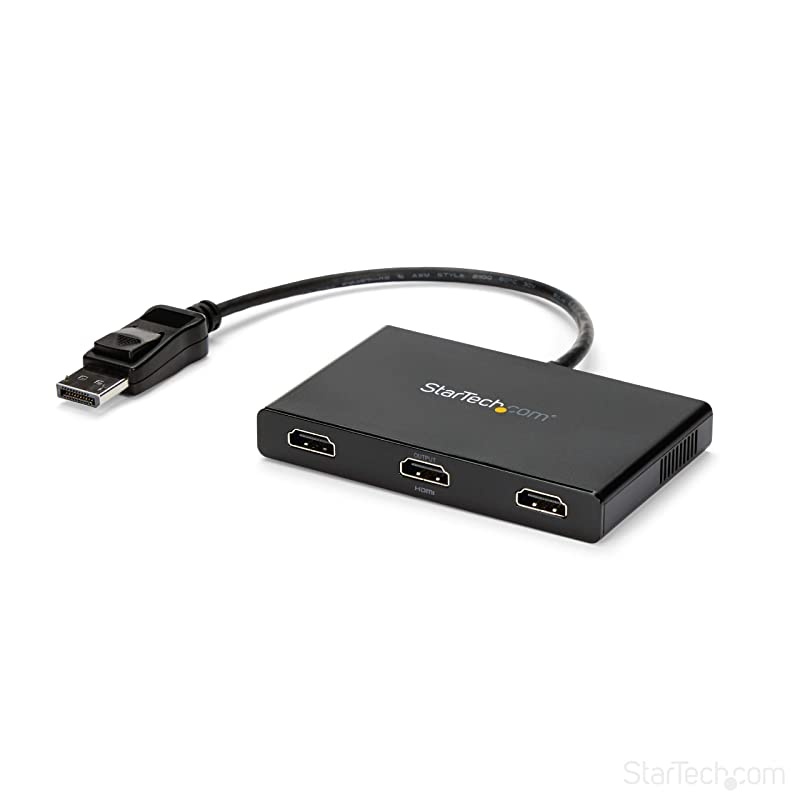 com DisplayPort to HDMI MultiMonitor Splitter 3Port MST Hub DP 12 to 3x HDMI MST Hub MSTDP123HD