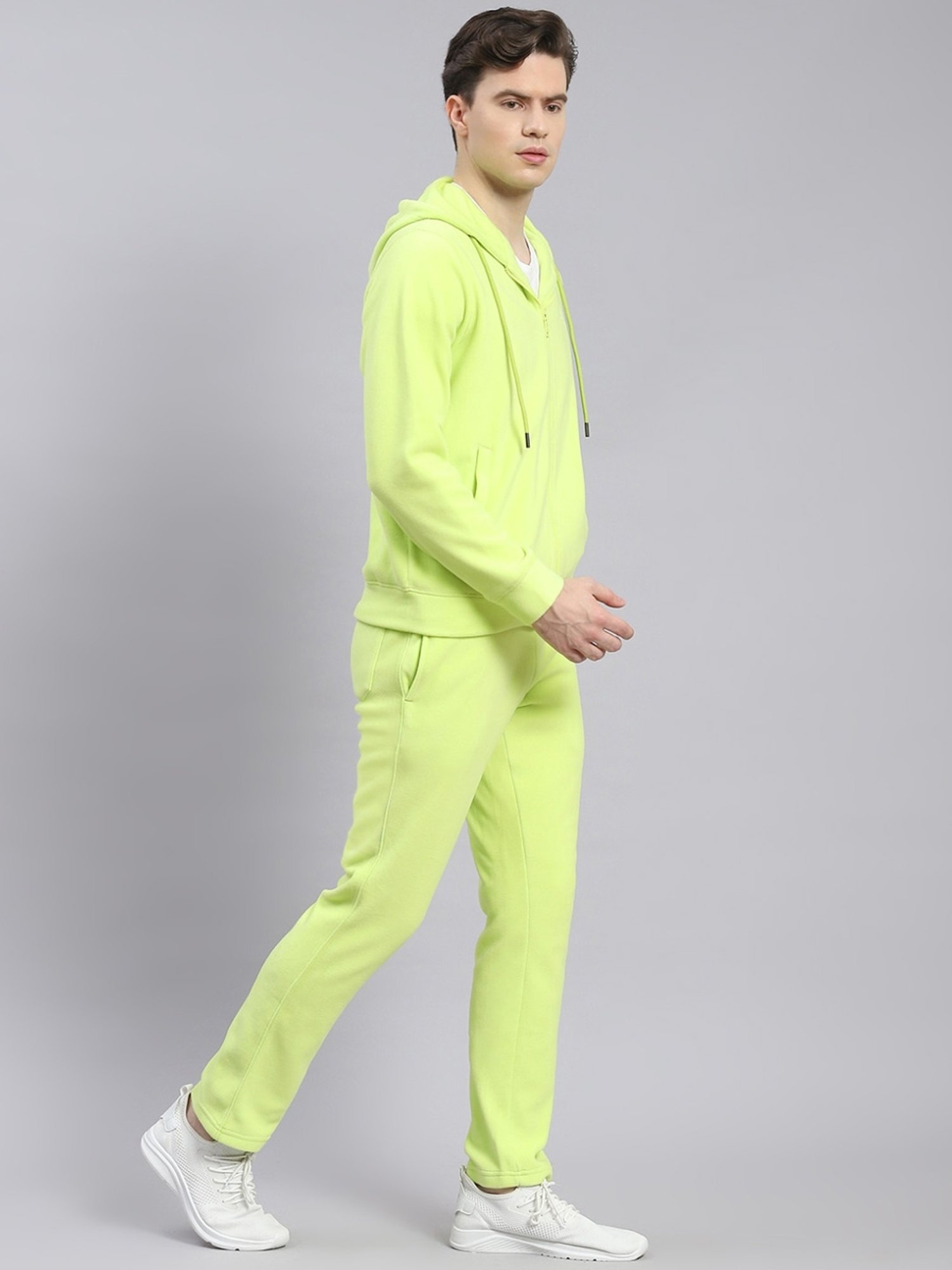 Rock.It Green Regular Fit Tracksuits