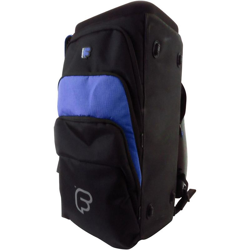 Fusion Premium Triple Trumpet Bag Black and Blue