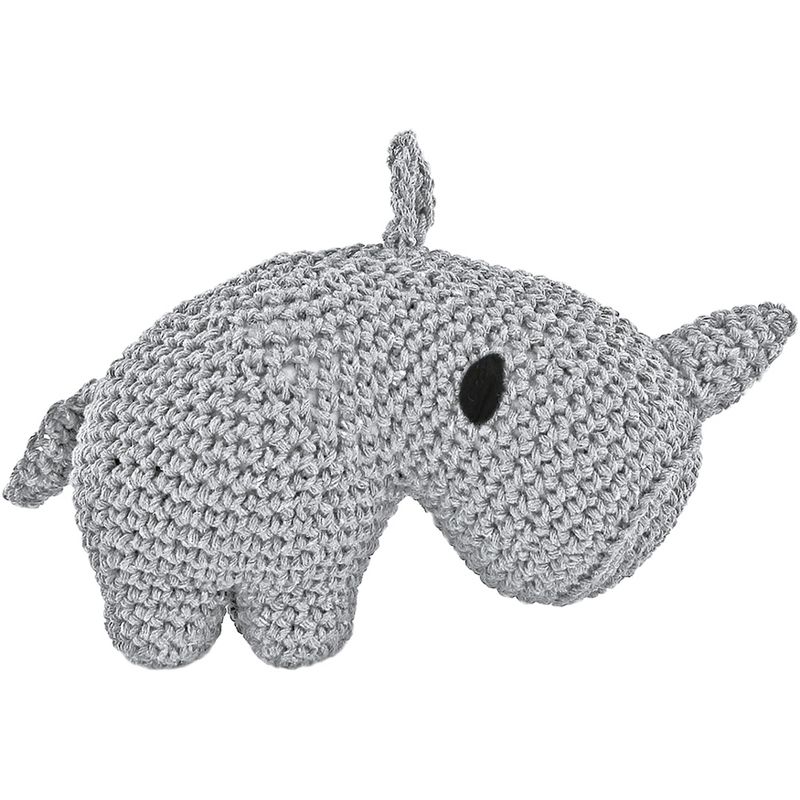 Hoooked Rhino Dex Yarn Kit W/Eco Barbante Yarn-Grey