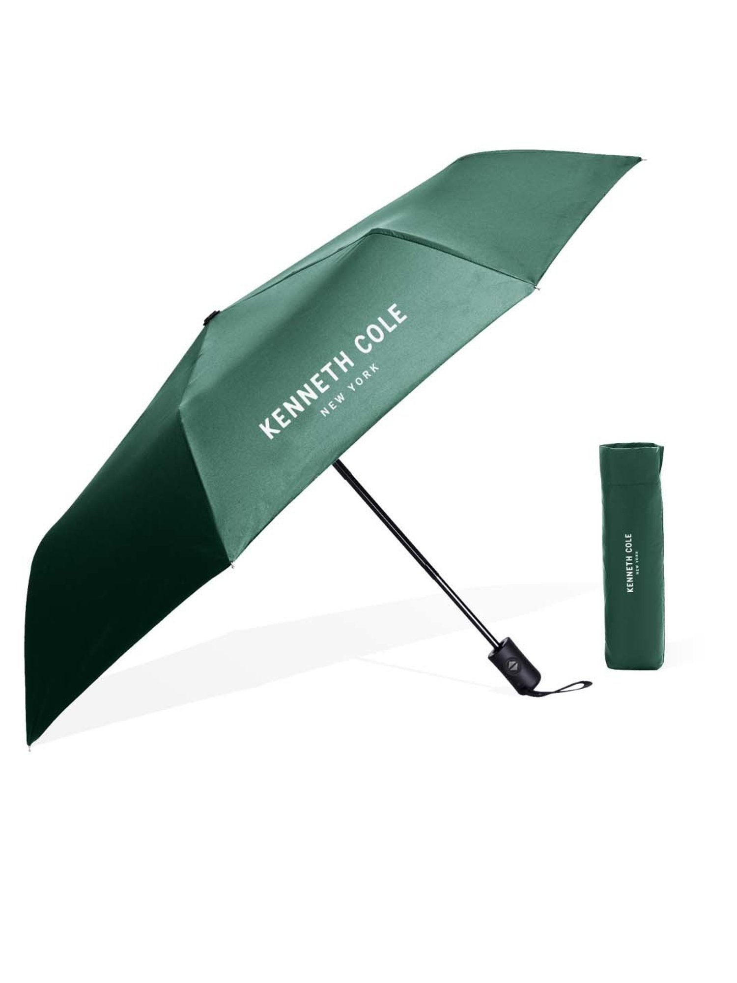 Kenneth Cole Green Logo Umbrella