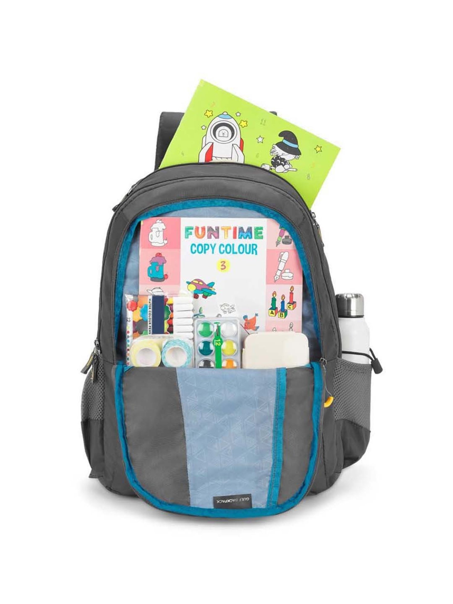 Aristocrat 27 Ltrs Grey Medium Backpack