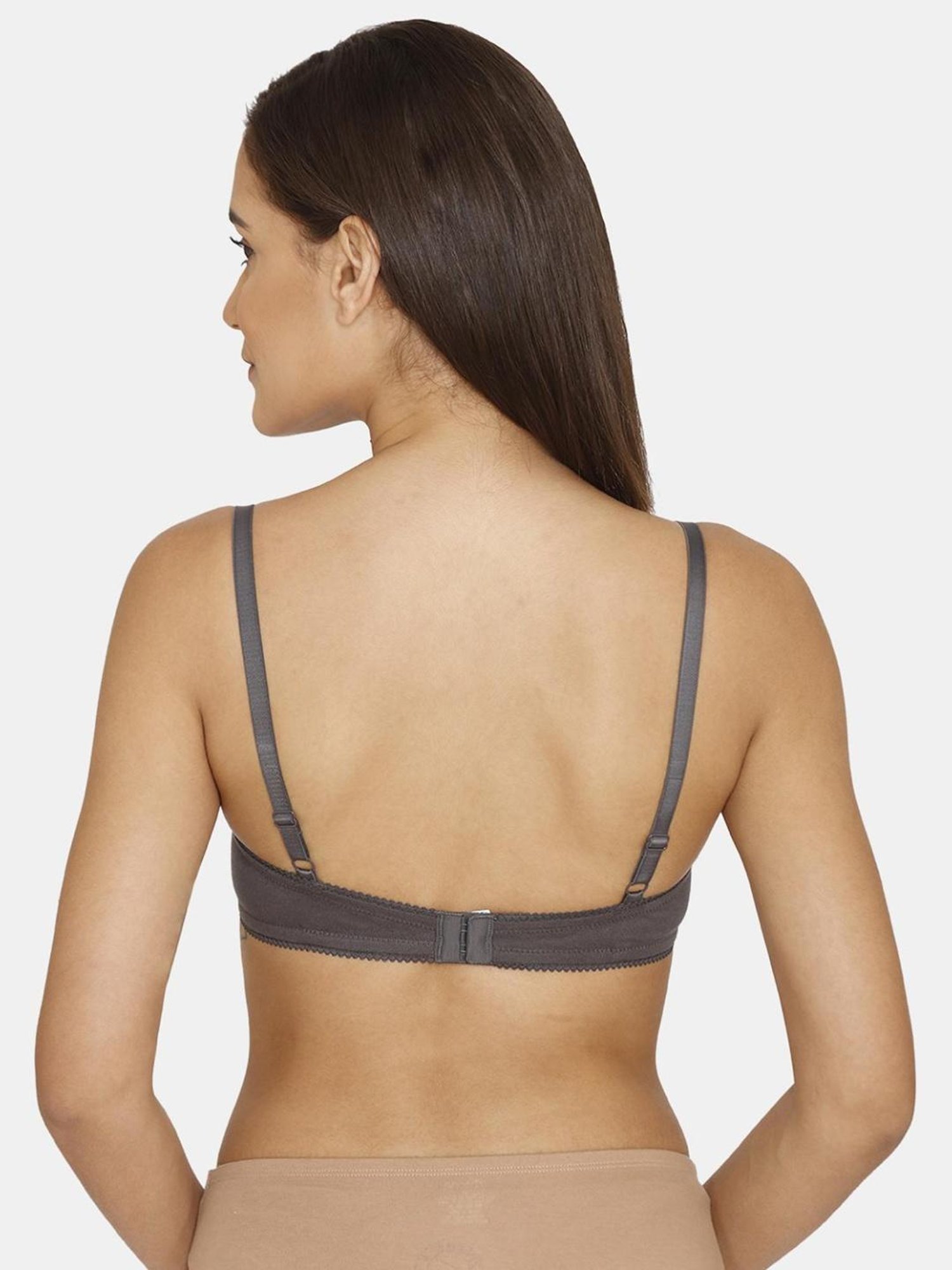 Rosaline by Zivame Charcoal Grey Padded Bra