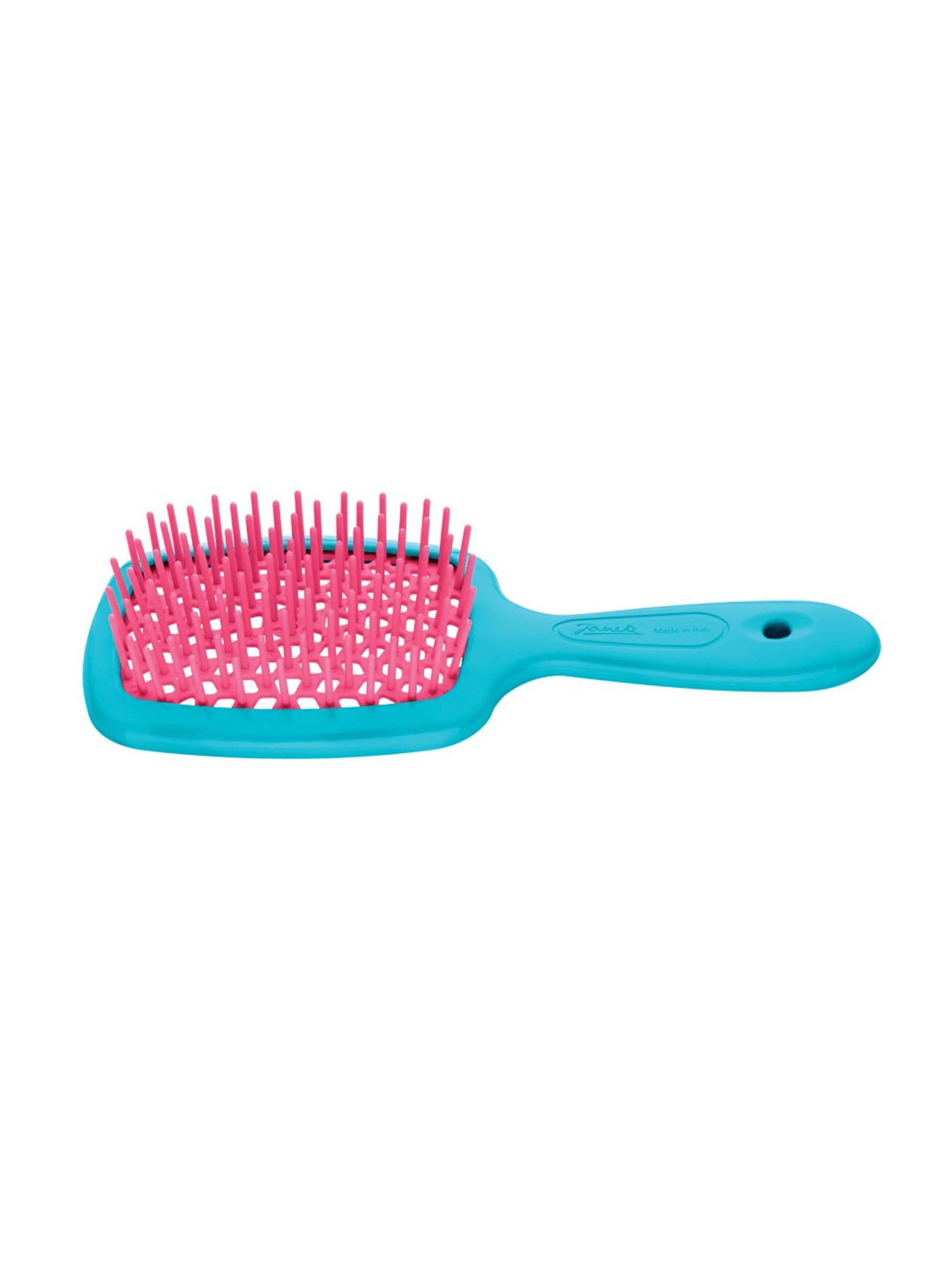 Janeke 1830 Professional Fuchsia & Turquoise Small Super Brush