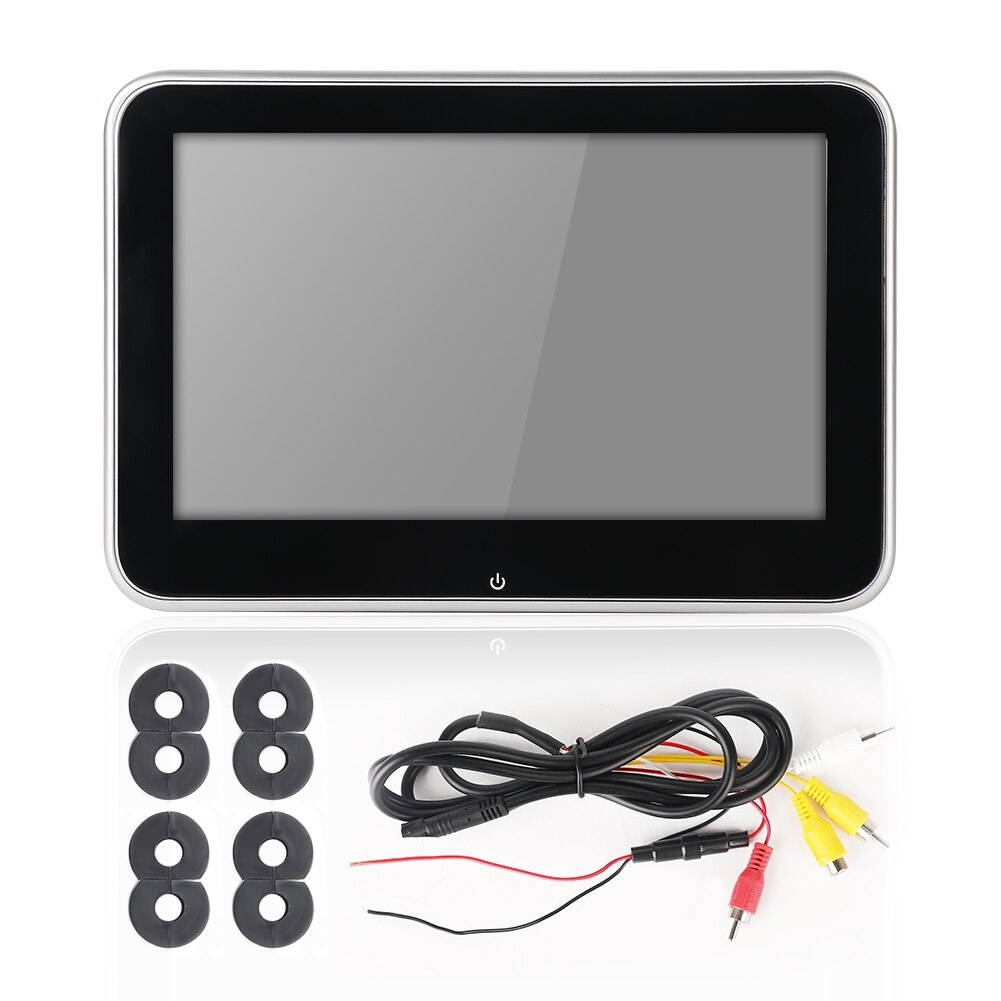 10 "/ 8" HD Car Headrest Monitor DVD Video Player USB / SD / FM TFT LCD Digital Screen Touch Button Game Remote Control Car MP5