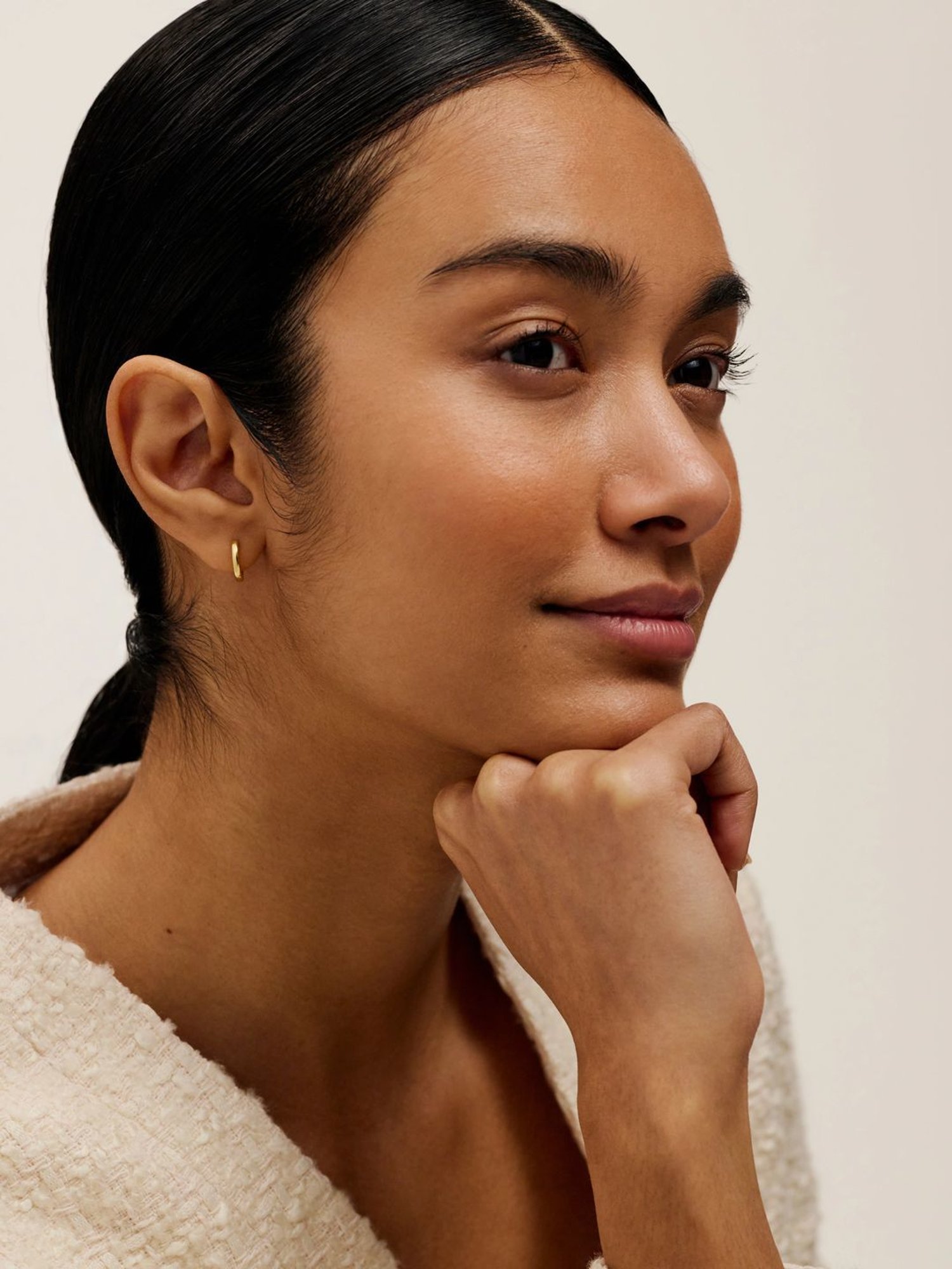 Ted Baker CRISLIE: Logo Hoop Earrings (12mm)