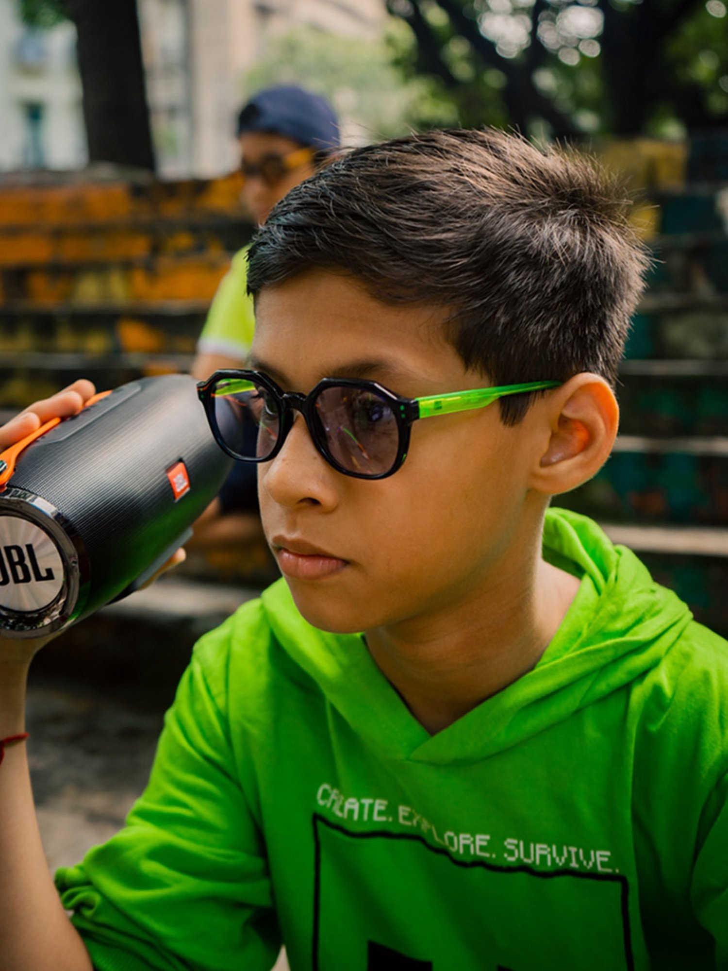 Seesaw Kid's Geometric Sunglasses 100% UV Protection - SS 1081 C4 47/21