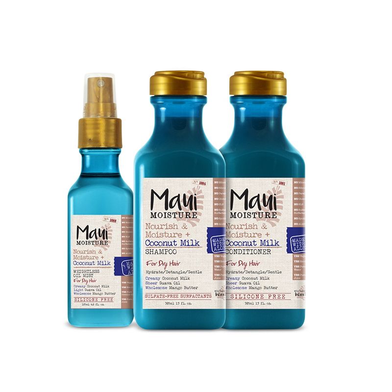 Maui Moisture Nourish & Moisture + Coconut Milk Conditioner for Dry Hair - 13 fl oz