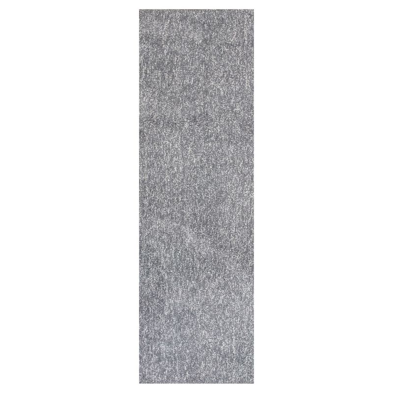 Gray Solid Woven Runner 2'3"x7'6" - KAS Rugs