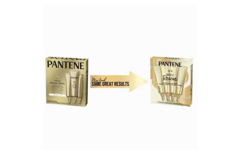 Pantene 4ct Miracle Intense Rescue Shots Dry Hair Treatment - 0.5 fl oz