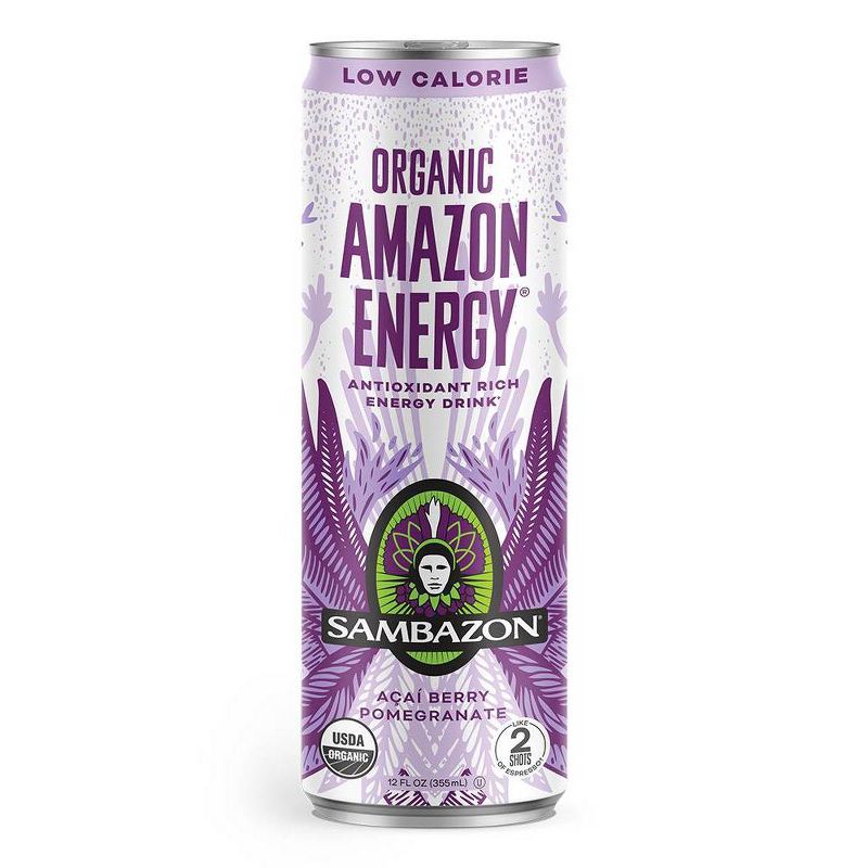 Sambazon Lo-Cal Energy Drink - 12 fl oz Can