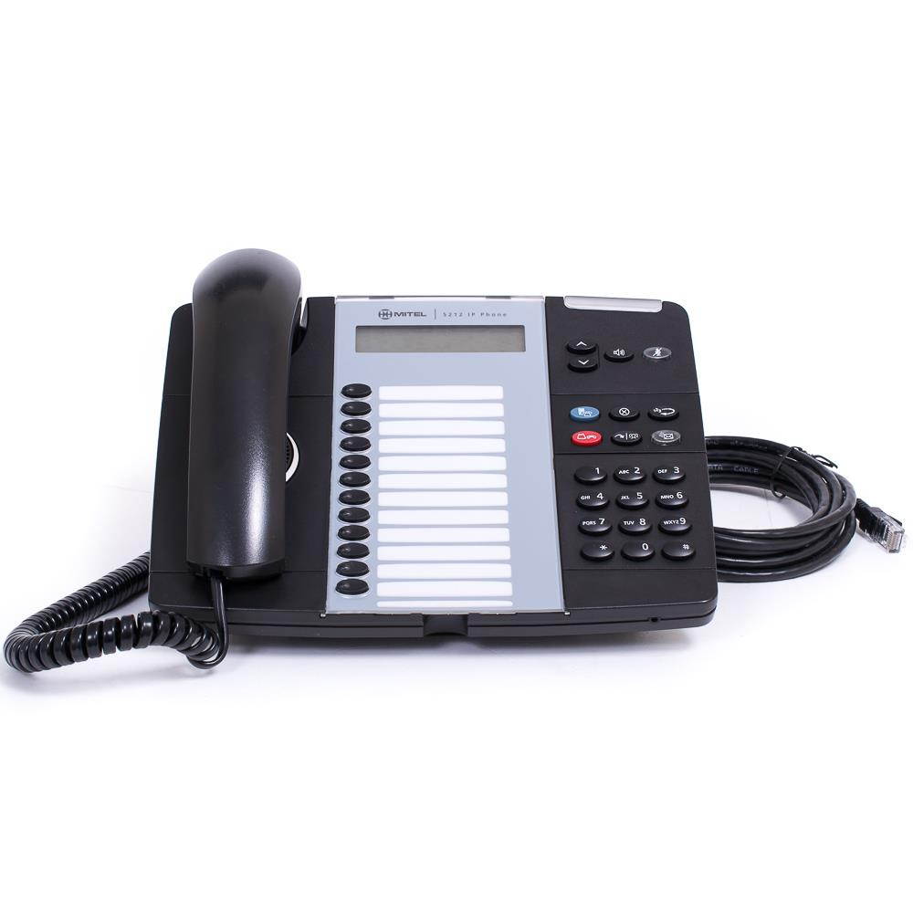 Mitel MiNet 5212 50004890 Dark Grey 12 Button Dual Mode Speaker Display Backlit  (Does Not Include Power Supply) IP Phone