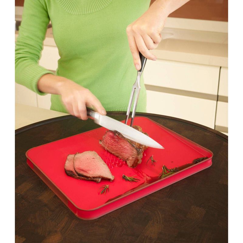 Picnic at Ascot Bamboo Butcher Block  13" x 13"