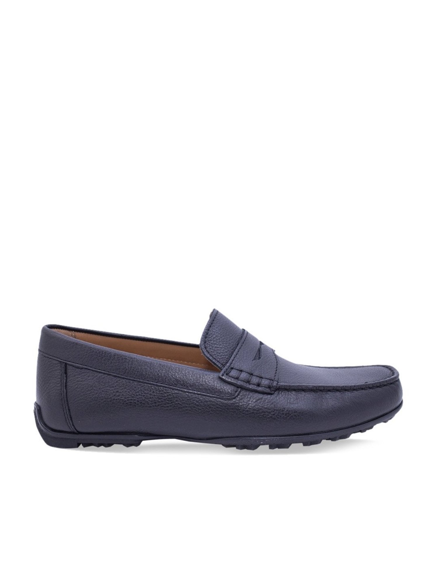 Geox Men's U Kosmopolis+Grip Black Loafers