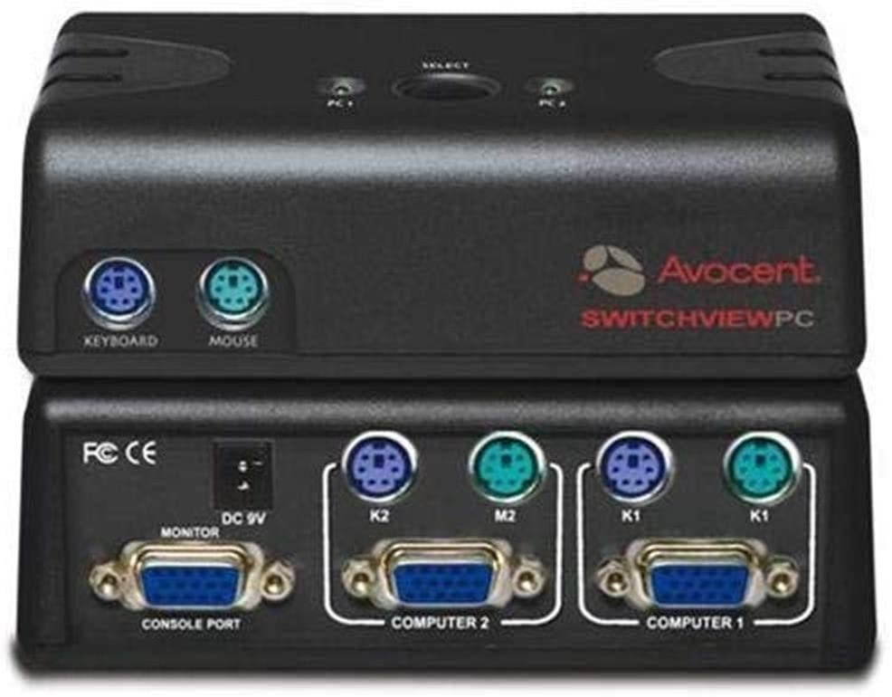 Switchview MM2 2 Port PS/2 USB KVM Switch USB 2.0 Hub with Audio