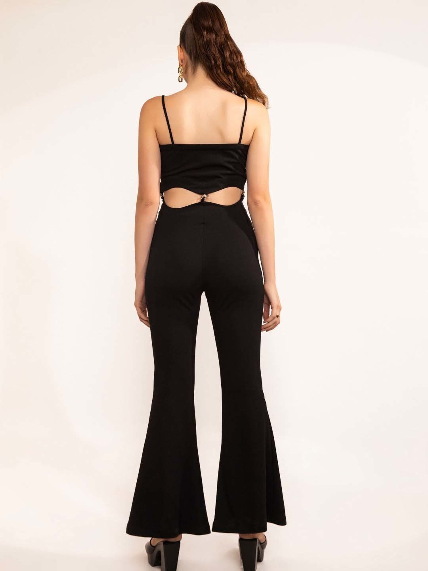 KAORI BY SHREYA AGARWAL Black Sleeveless Jumpsuit