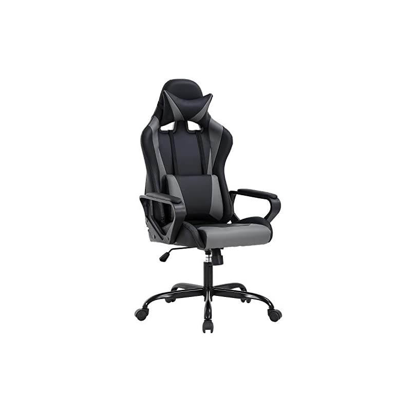 Gaming Chair Ergonomic Office Chair Cheap Desk Chair Executive Task Computer Chair Back Support Modern Executive Adjustable Arms Rolling Swivel Chair for Women, Men