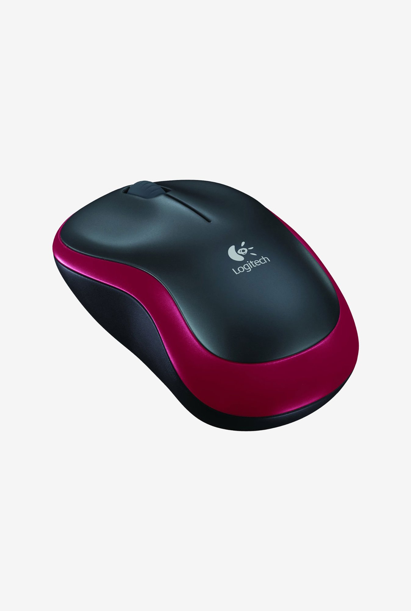 Logitech M185 Wireless Mouse (Red)