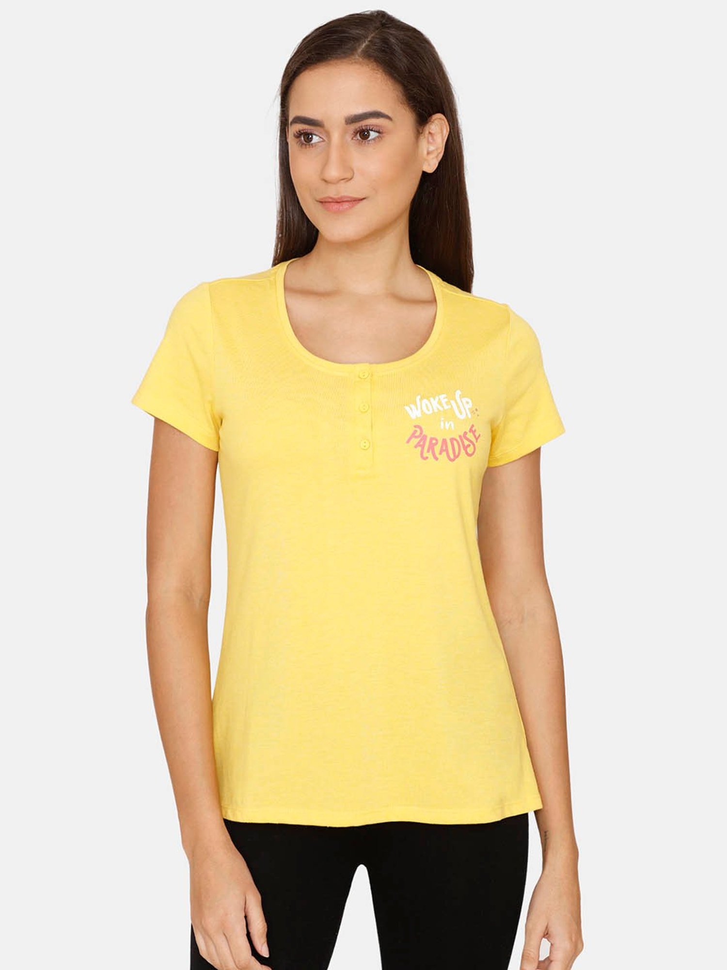 Rosaline by Zivame Mustard Top