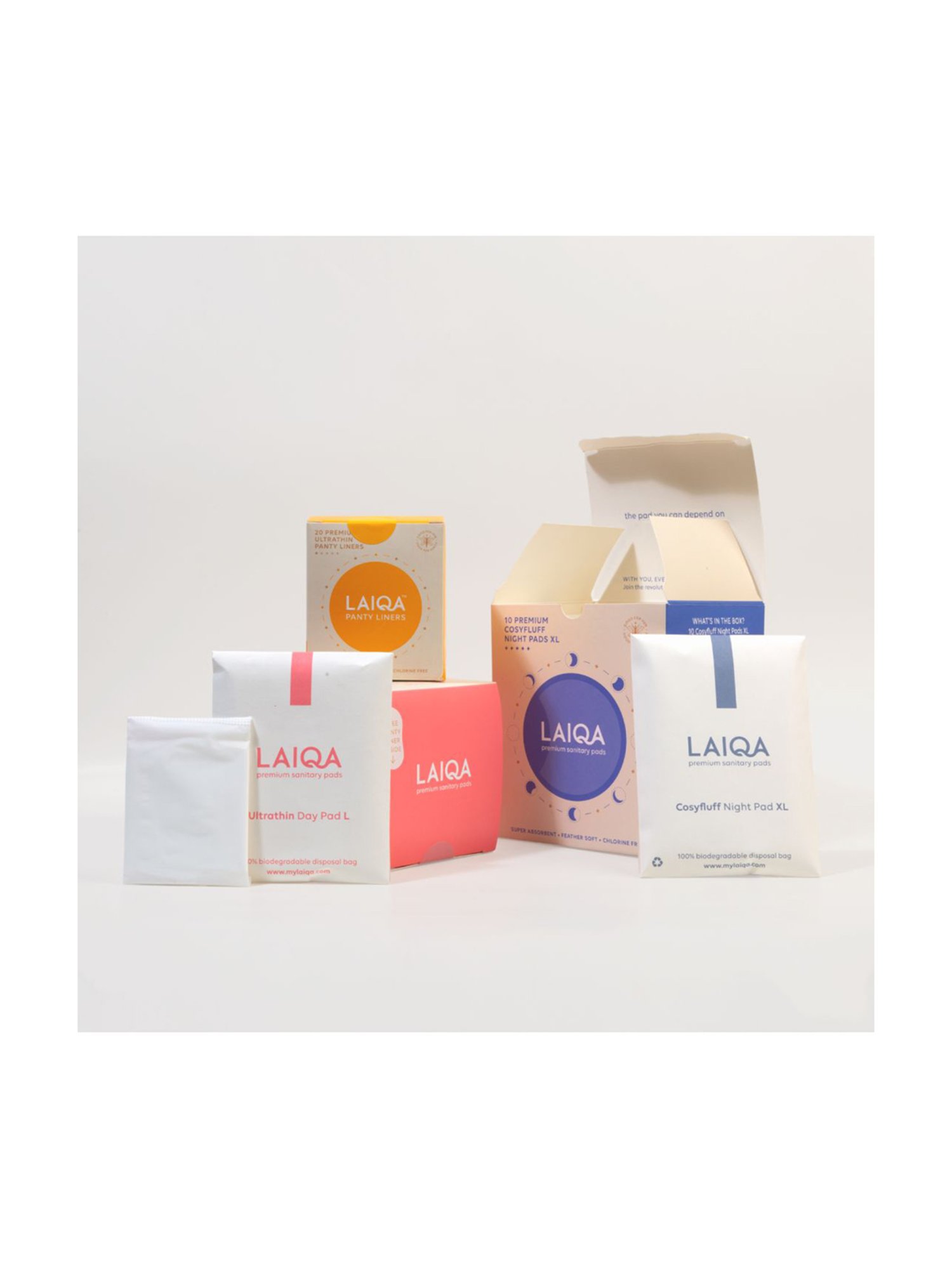 LAIQA Period Pack (Pack of 3) - 40 Pads