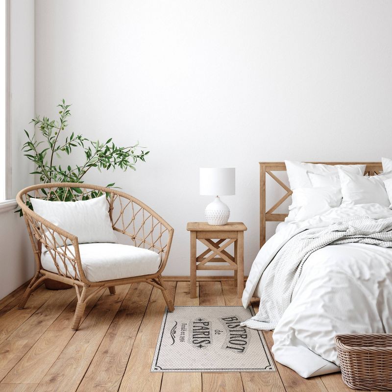 1'8"x2'6" Oval Braided Plaid Accent Rug Multicolored - The Lakeside Collection