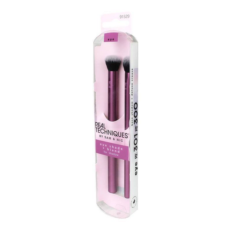 Real Techniques Flawless Face Brush Set & Eye Shade, Blend Brush Set - 6pc