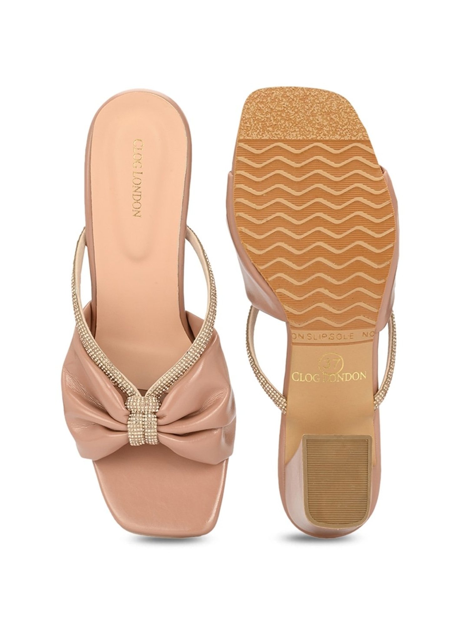 Clog London Women's Peach Casual Sandals