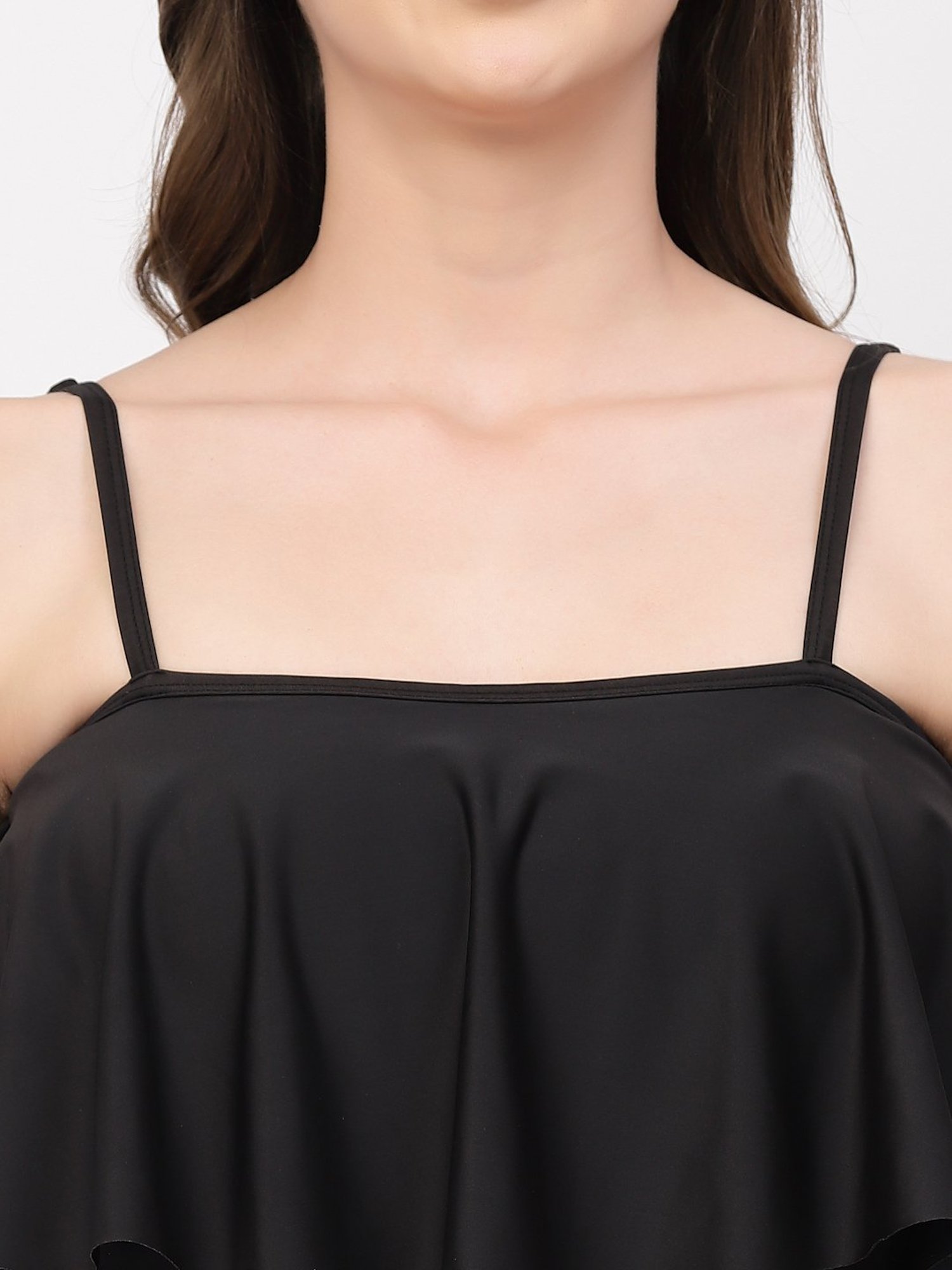 Cukoo Black Plain Swimwear