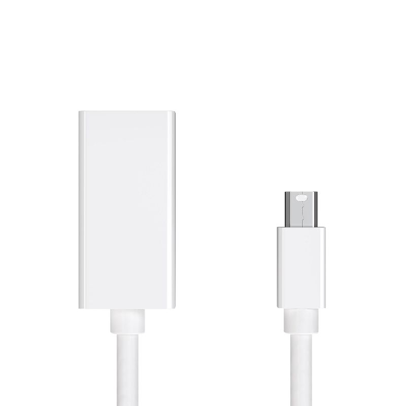 NXT Technologies NX29742 0.5' Mini DisplayPort/HDMI Audio/Video Adapter, White 