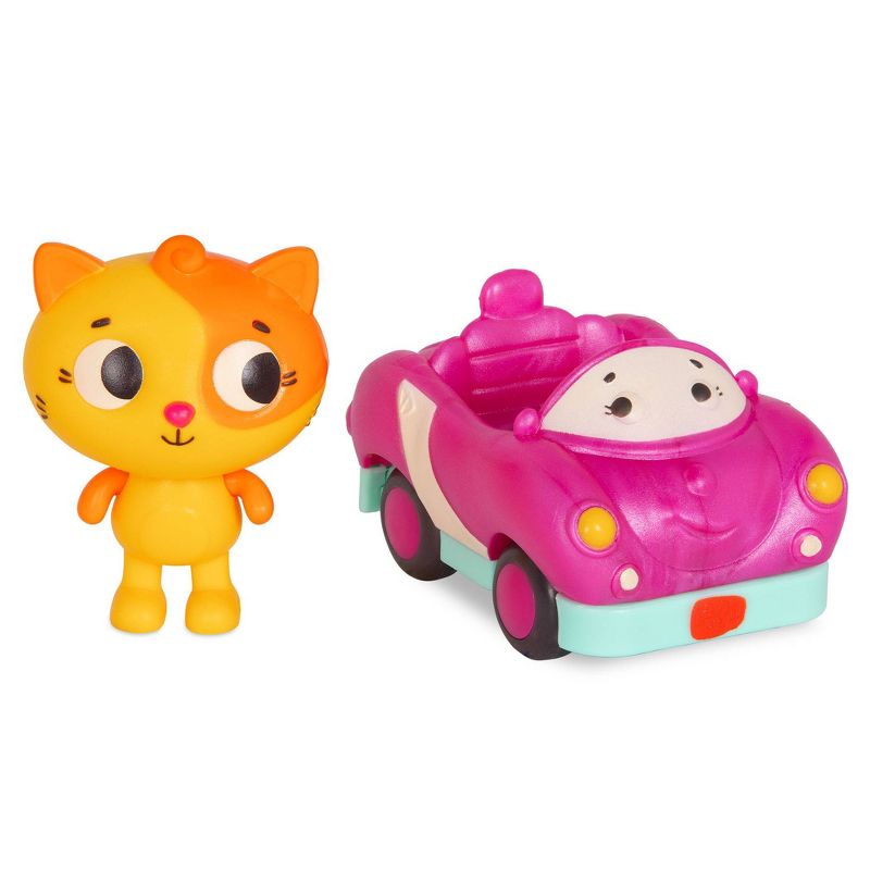 Land of B. Light-Up Toy Cat & Car - Lolo & Smarty Pants