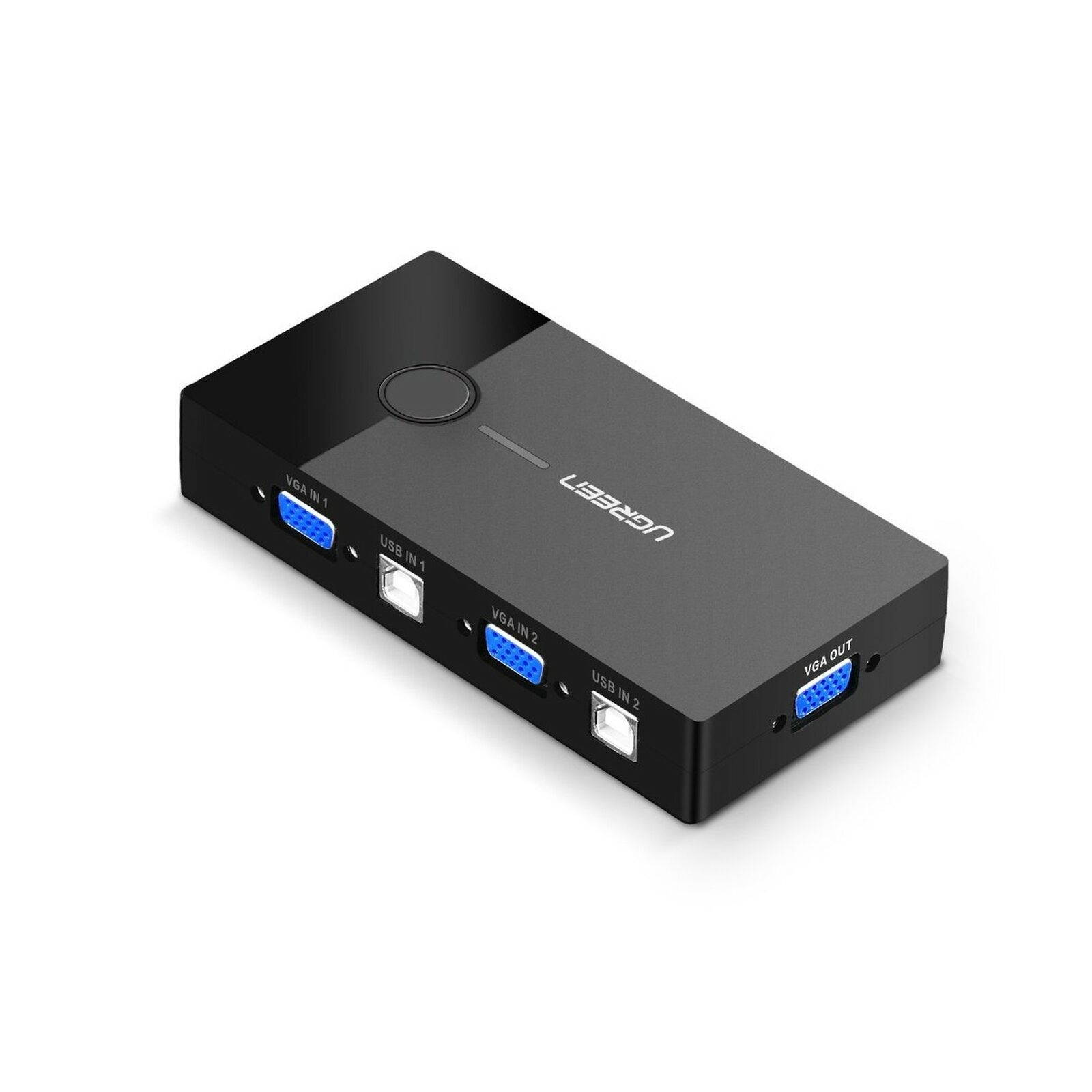 UGREEN USB KVM Switch Box 2 Port VGA Video Sharing Adapter 2 in 1 Out Manual ...