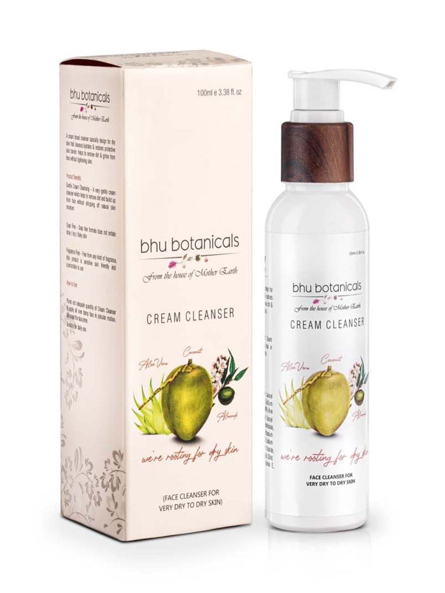 bhu botanicals Cream Cleanser - 100 ml