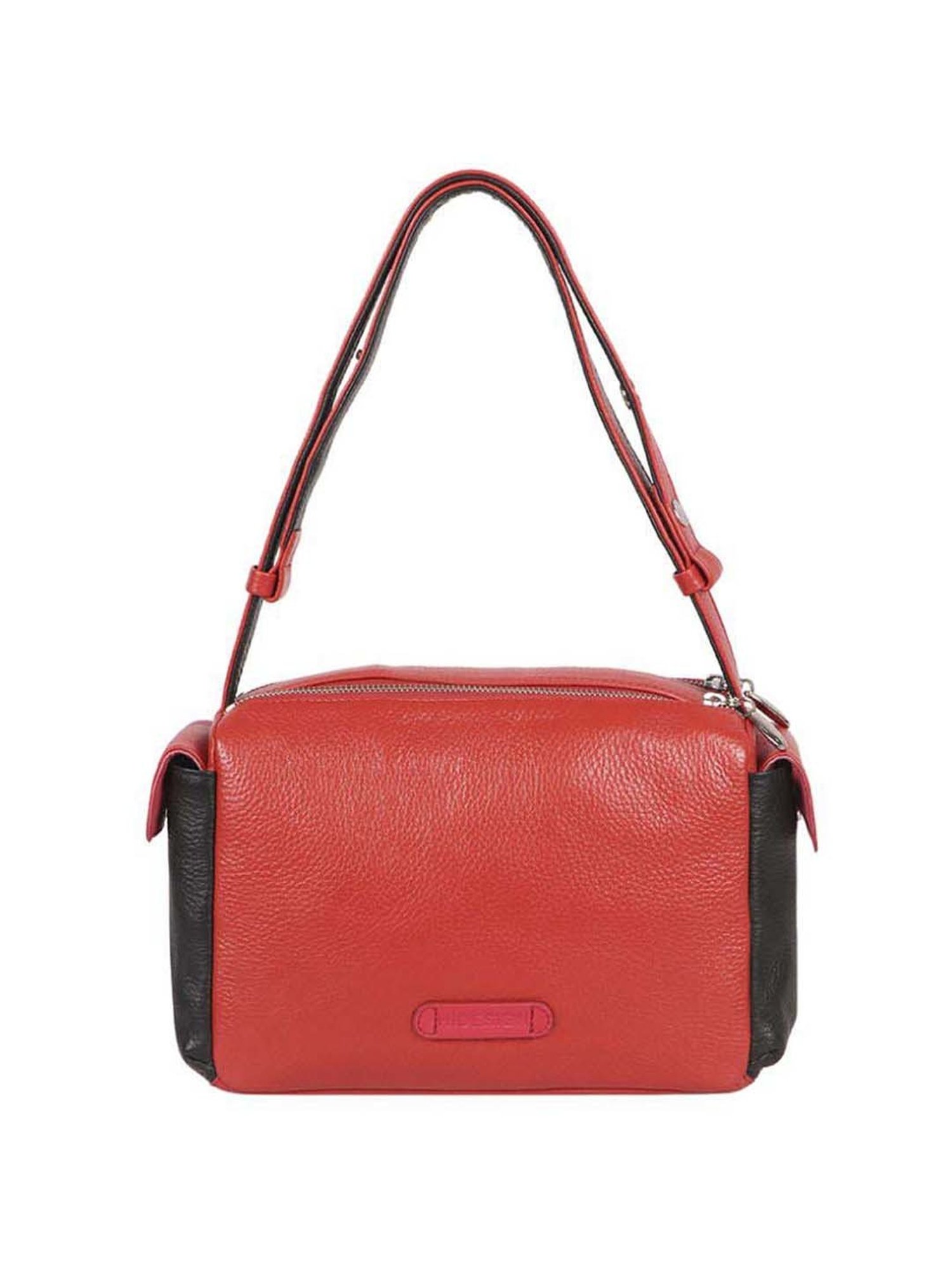 Hidesign Hipsters Red Woke 01 Solid Medium Shoulder Handbag
