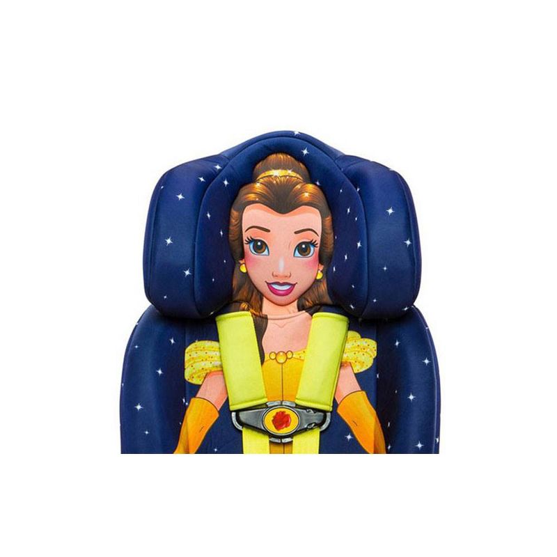 Kids Embrace Disney Princess Belle Combination 5 Point Harness Booster Car Seat