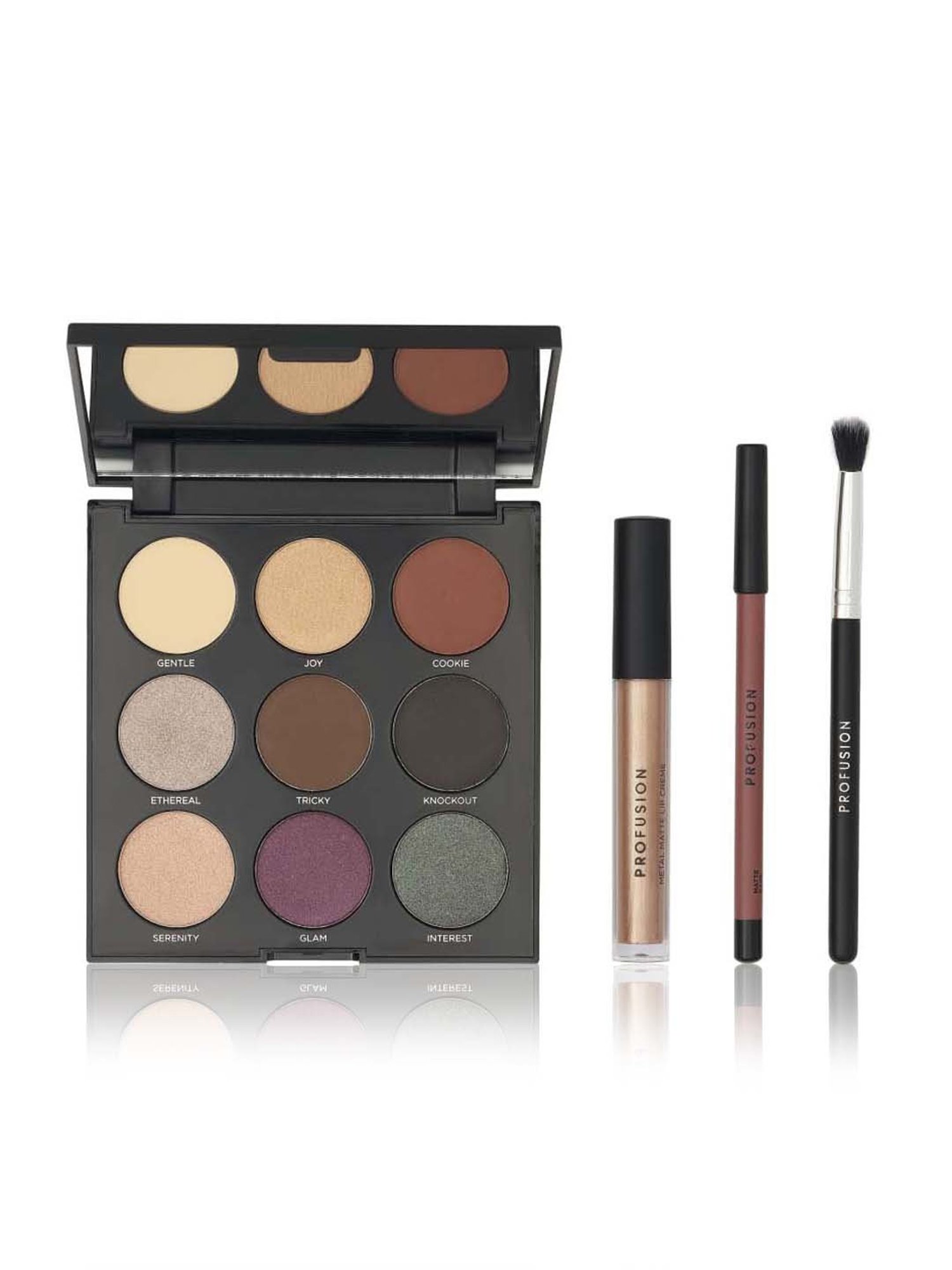 Profusion Cosmetics Mixed Metals Glam Set Makeup Palette - 27.4 gm