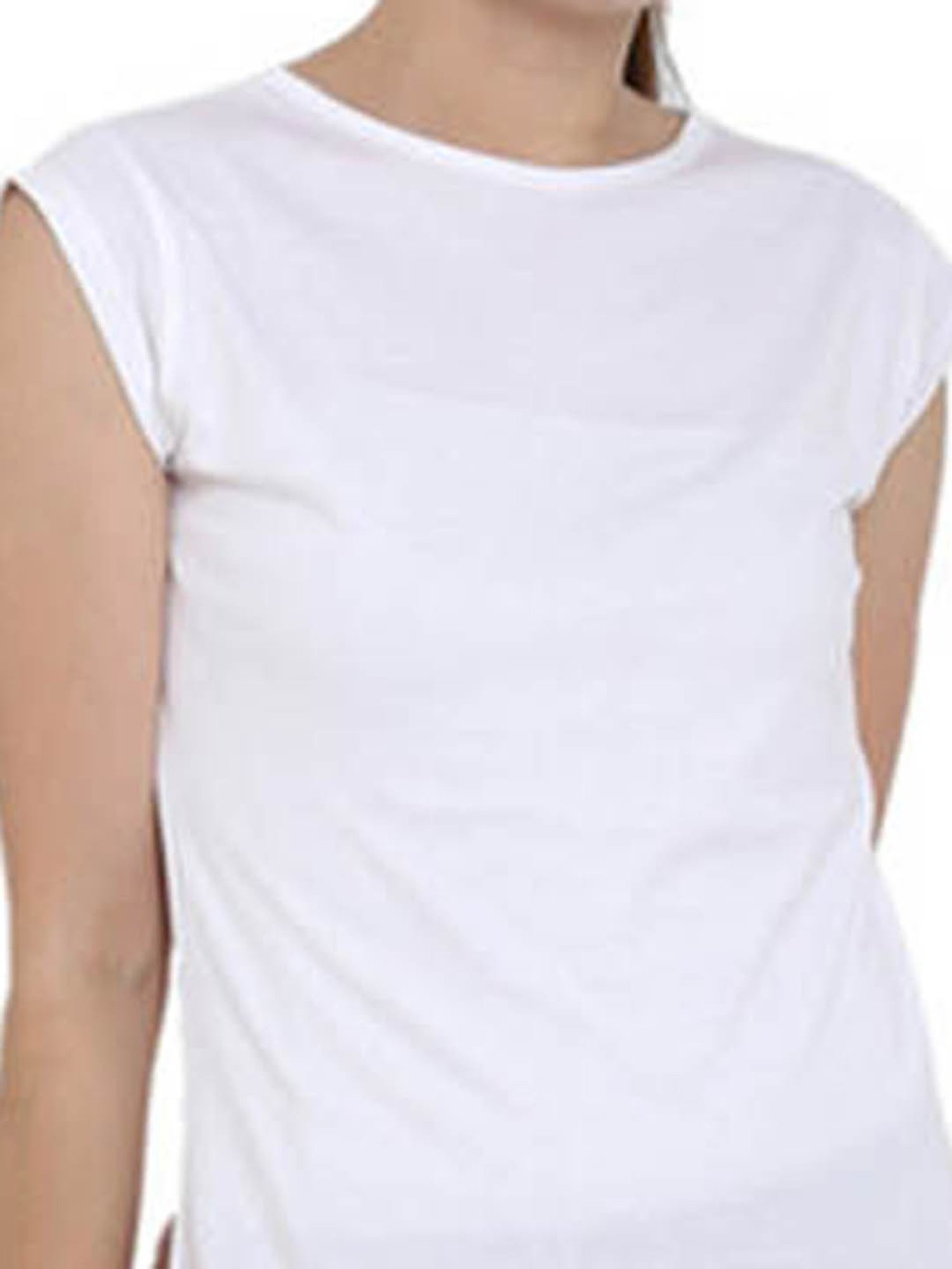 Appulse White & Light Pink Cotton T-Shirt - Pack of 2