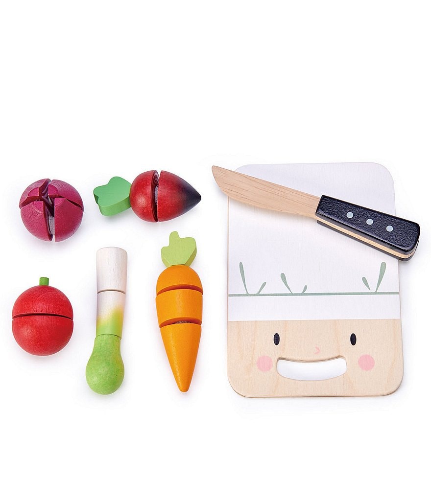Tender Leaf Toys Mini Chef Chopping Board Wooden Toy Set