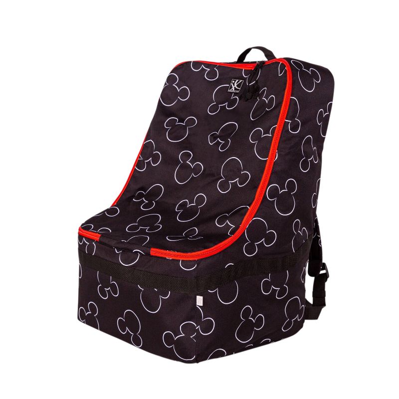 Disney Baby J.L. Childress Ultimate Padded Backpack Car Seat Travel Bag Mickey Black