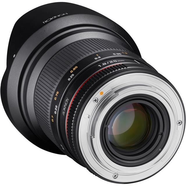 Rokinon 20mm f/1.8 ED AS UMC Wide Angle Lens for Sony E Mount #RK20M-E