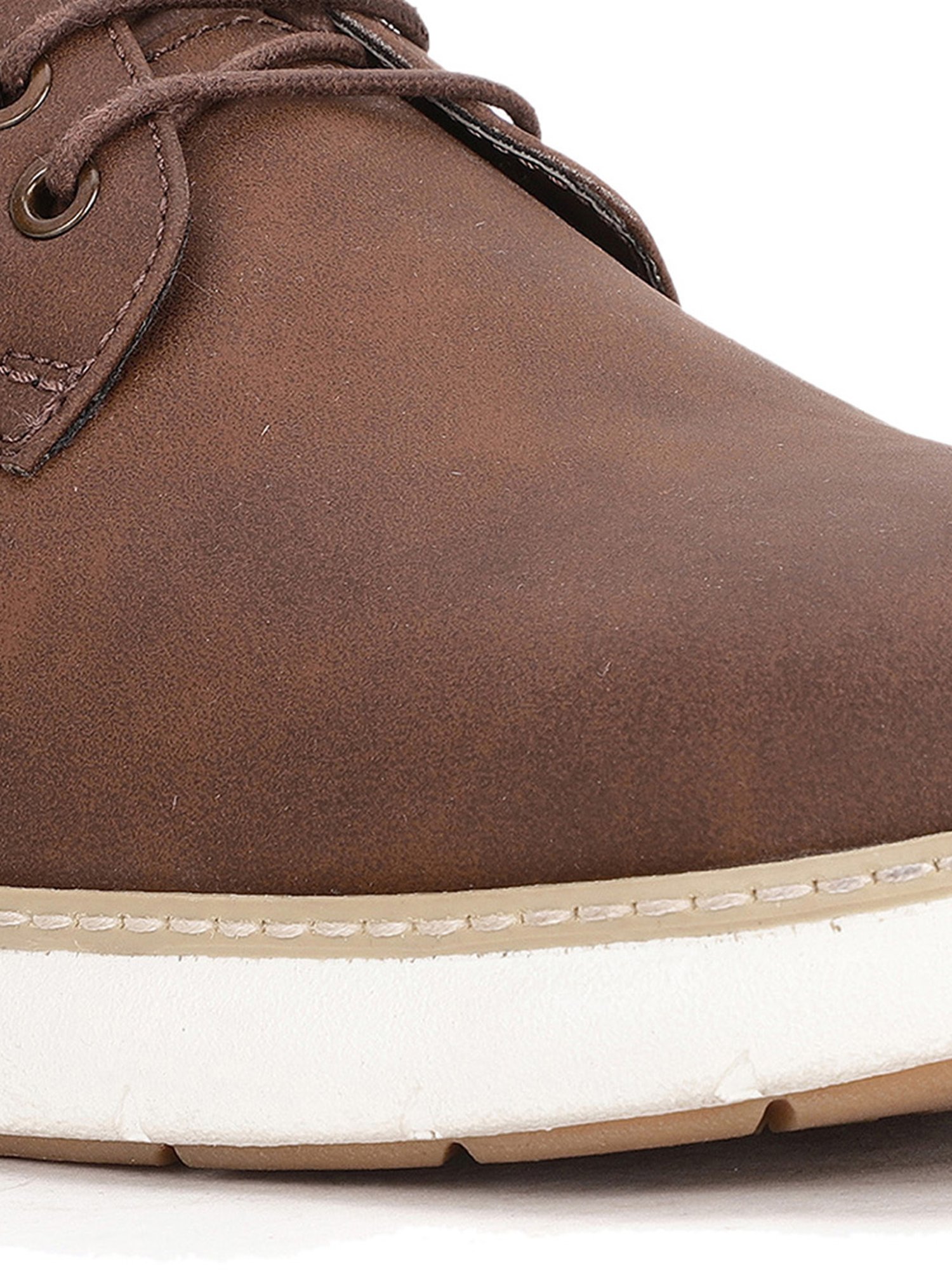 Weinbrenner by Bata Men's Brown Derby Shoes