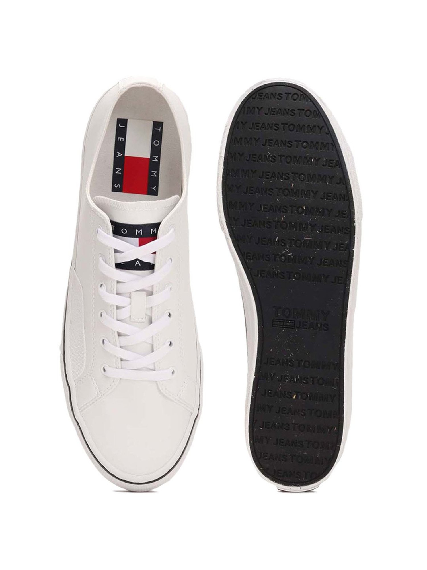 Tommy Hilfiger Men's White Casual Sneakers